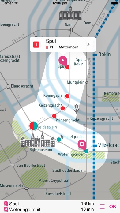 Amsterdam Rail Map Lite Screenshots