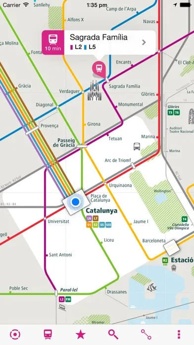 صور Barcelona Rail Map Lite