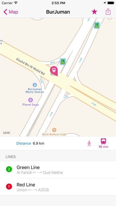 Capturas de tela do Dubai Rail Map Lite