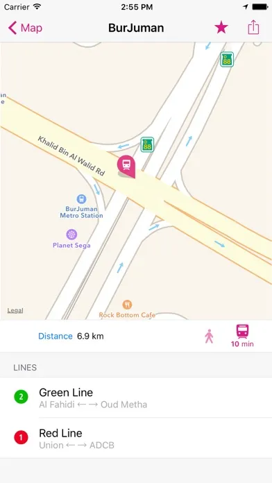 Dubai Rail Map Lite স্ক্রিনশট