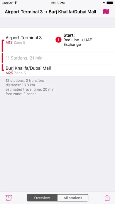 Dubai Rail Map Lite স্ক্রিনশট