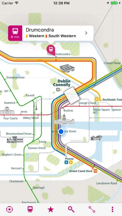 Dublin Rail Map Lite Screenshots