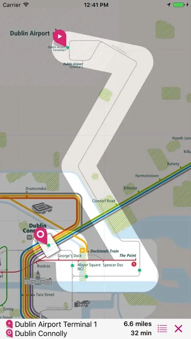 Dublin Rail Map Lite Screenshots