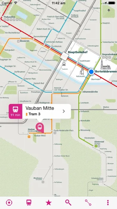 Screenshot di Freiburg Rail Map Lite