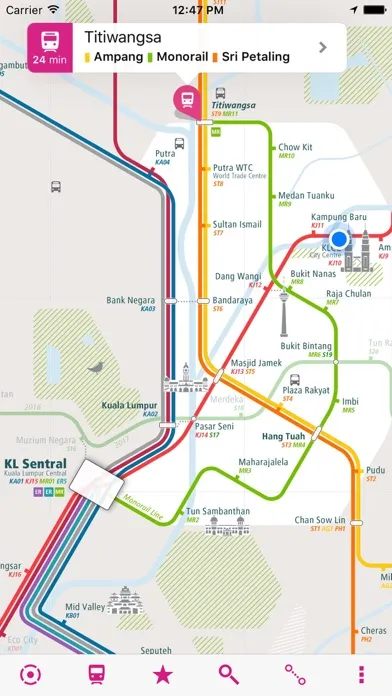 Ảnh chụp màn hình của Manila Rail Map Lite