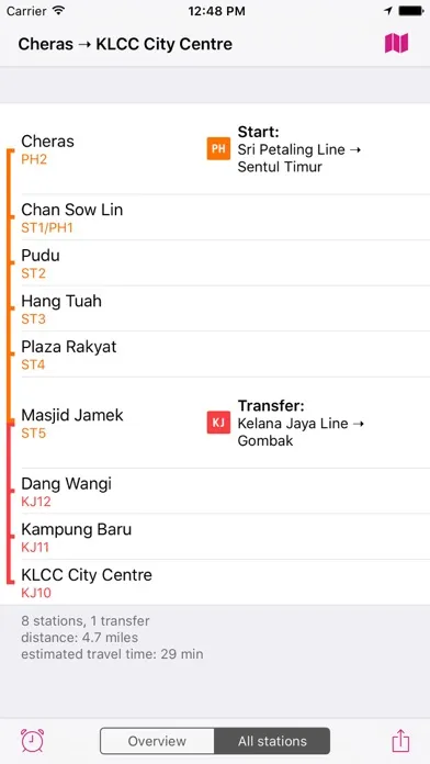 Ảnh chụp màn hình của Manila Rail Map Lite