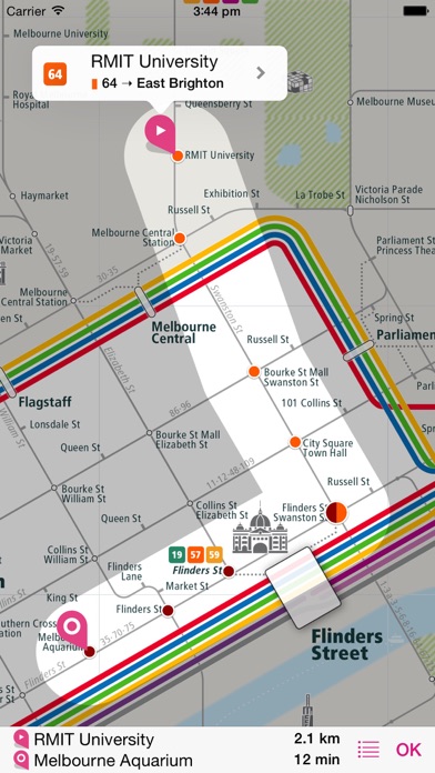 Captures d'écran de Melbourne Rail Map Lite