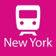 New York Rail Map Lite