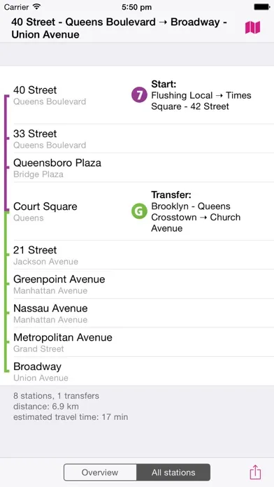New York Rail Map Lite Screenshots