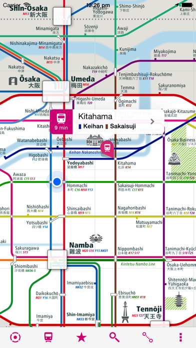 Osaka Rail Map Lite應用截圖