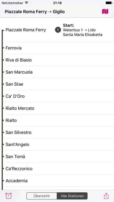 Tangkapan layar Venice Rail Map Lite