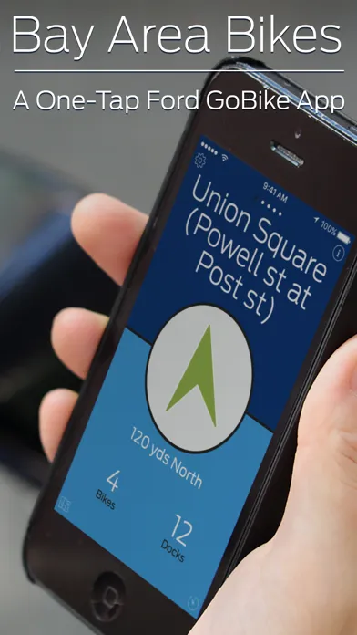 Bay Area Bikes — A One-Tap Ford GoBike App 스크린샷