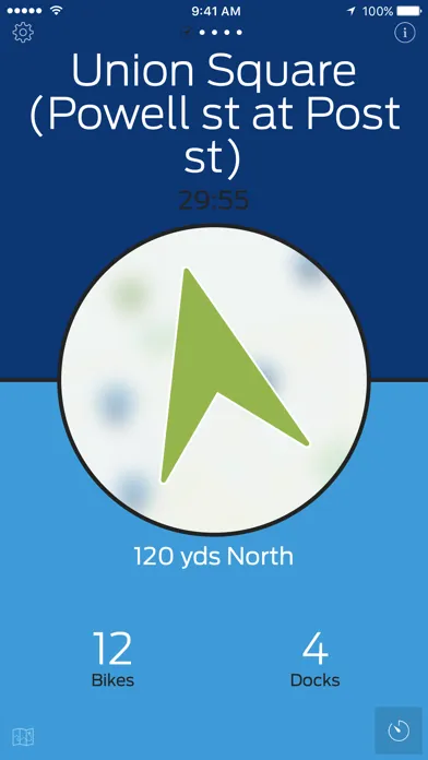 Bay Area Bikes — A One-Tap Ford GoBike App 스크린샷