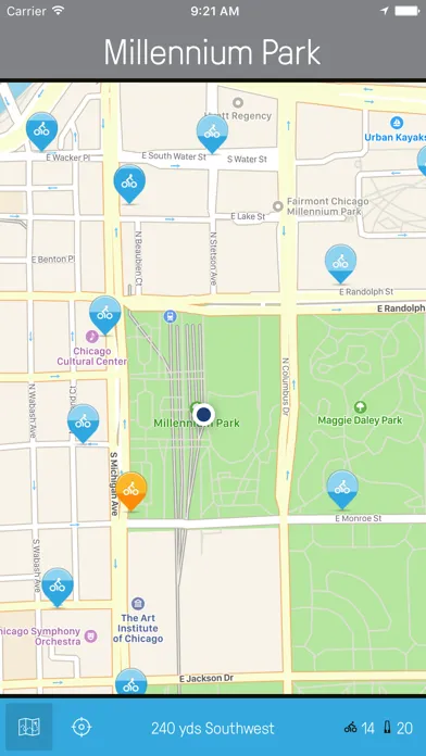 Chicago Bikes — A One-Tap Divvy Bike App Ekran Görüntüleri