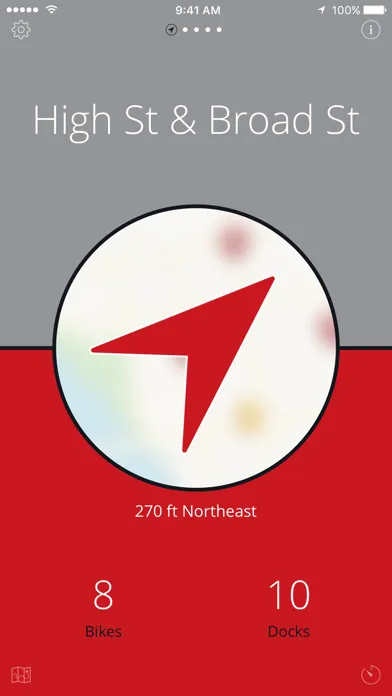 Capturas de pantalla de Columbus Bikes — A One-Tap CoGo Bike Share App