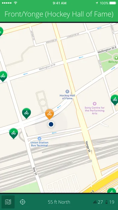 Toronto Bikes — A One-Tap Toronto Bike Share App應用截圖