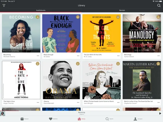 Urban Audiobooks iPad  Screenshots