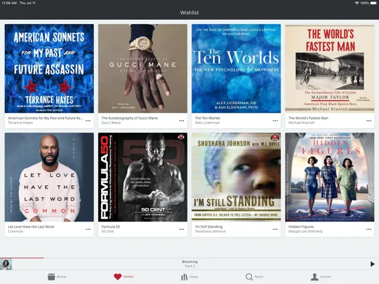 Urban Audiobooks iPad  Screenshots