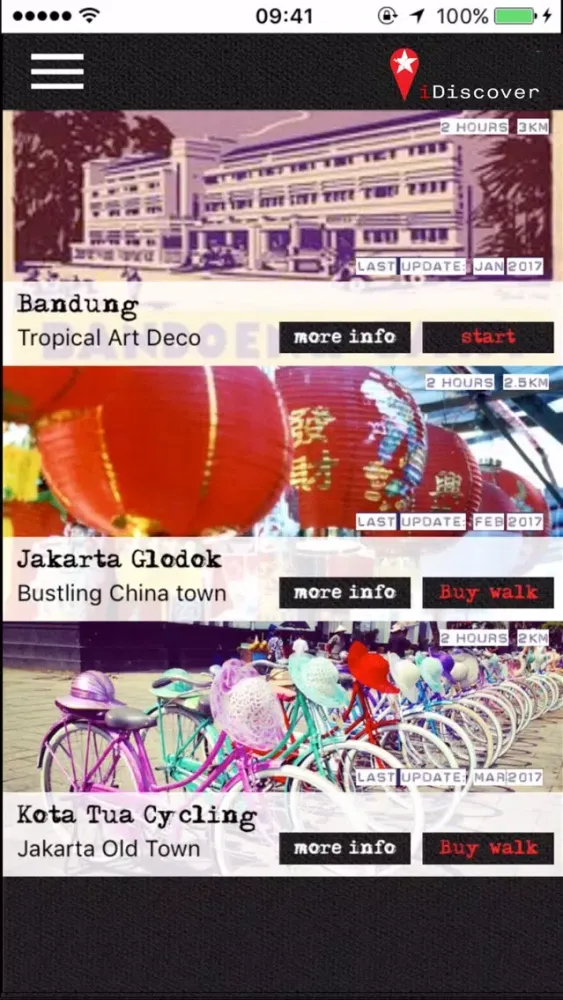 ภาพหน้าจอของ iDiscover Thailand