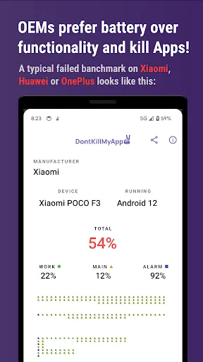 DontKillMyApp: Make apps work Screenshots