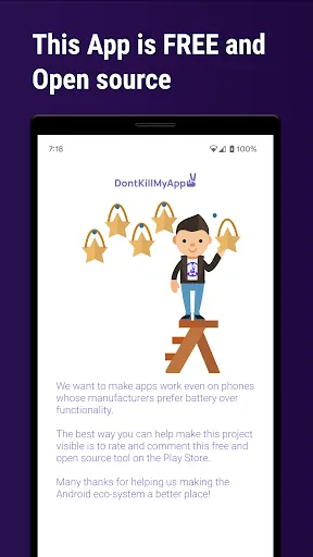 DontKillMyApp: Make apps work Screenshots