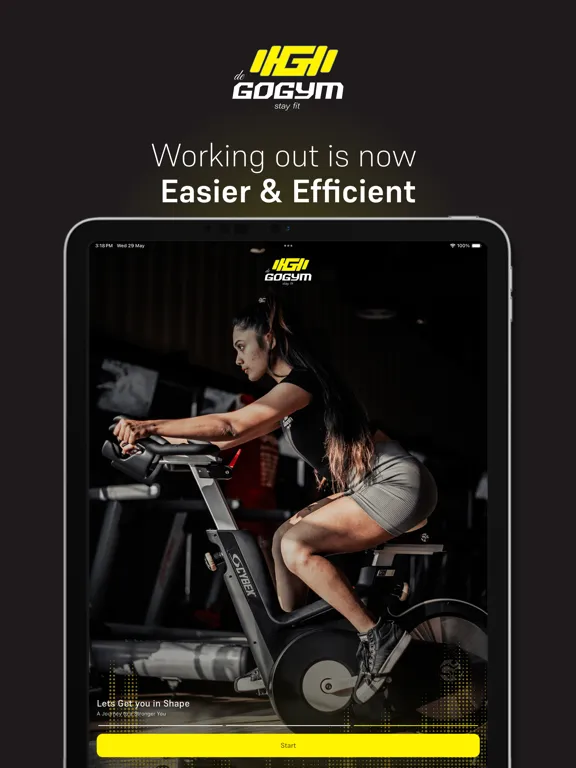 De GoGym iPad  سکرین شاٹس