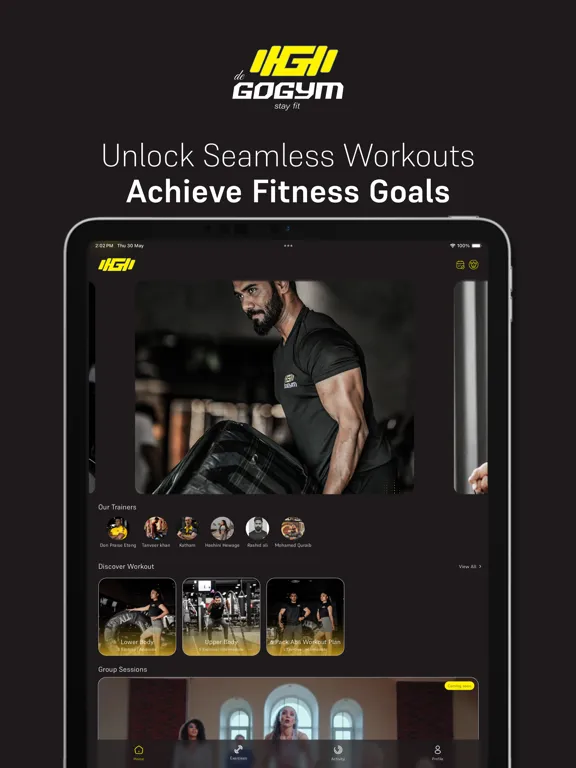 De GoGym iPad  سکرین شاٹس