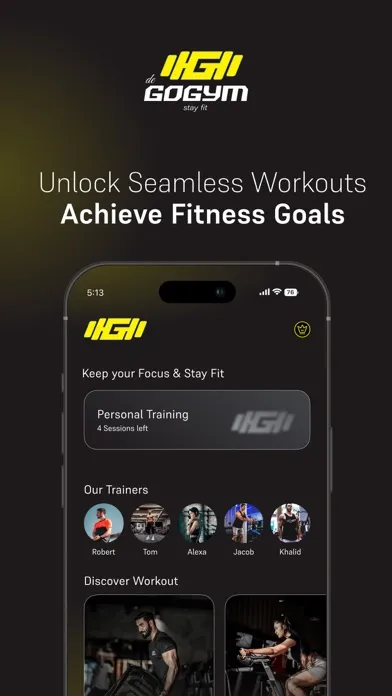 De GoGym سکرین شاٹس
