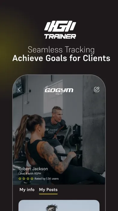 De GoGym Trainer स्क्रीनशॉट
