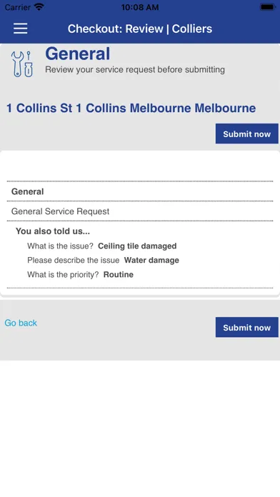 Colliers Clarity Tenant Screenshots