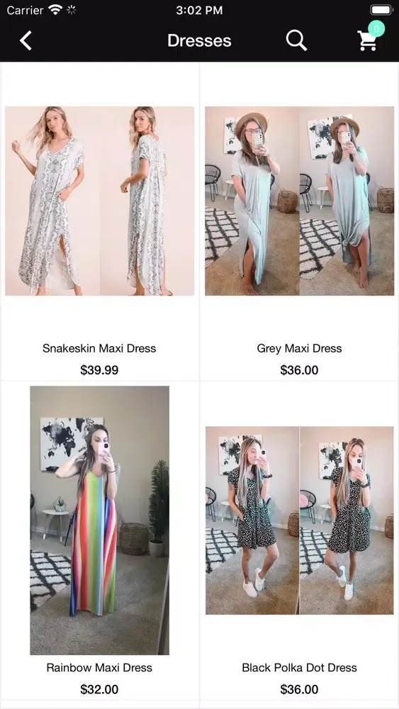 Zrzuty ekranu Urban Mint Boutique