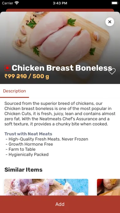 Capturas de pantalla de Neat Meats