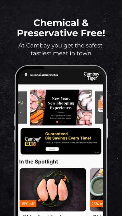 ภาพหน้าจอของ Cambay Tiger - Seafood & Meat