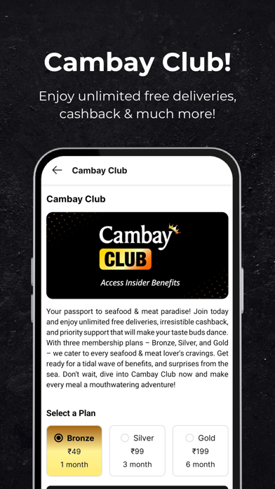 ภาพหน้าจอของ Cambay Tiger - Seafood & Meat