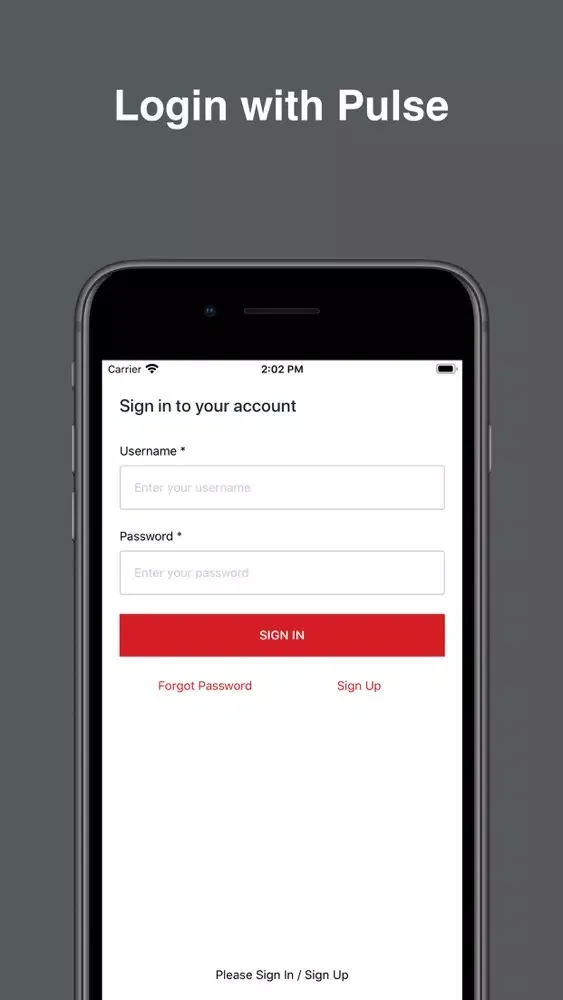 Ảnh chụp màn hình của Pulse Integration