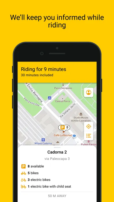 Скриншоты bikeMi