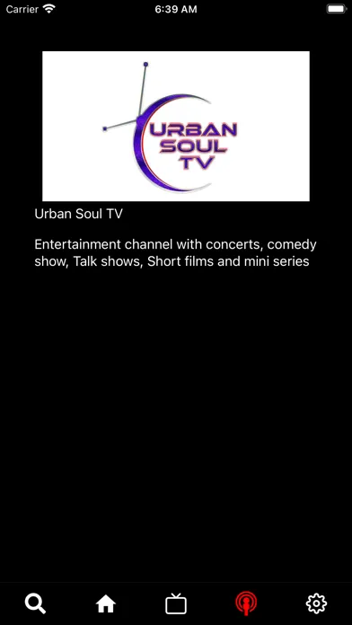 Tangkapan skrin Urban Soul TV