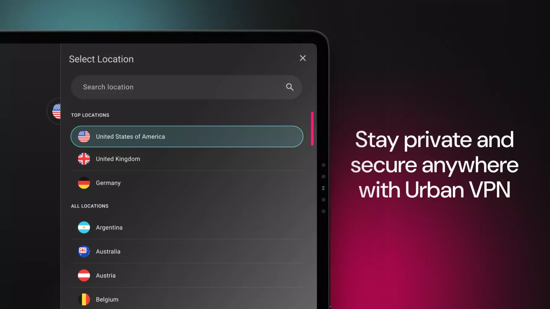 Urban VPN Premium Ekran Görüntüleri