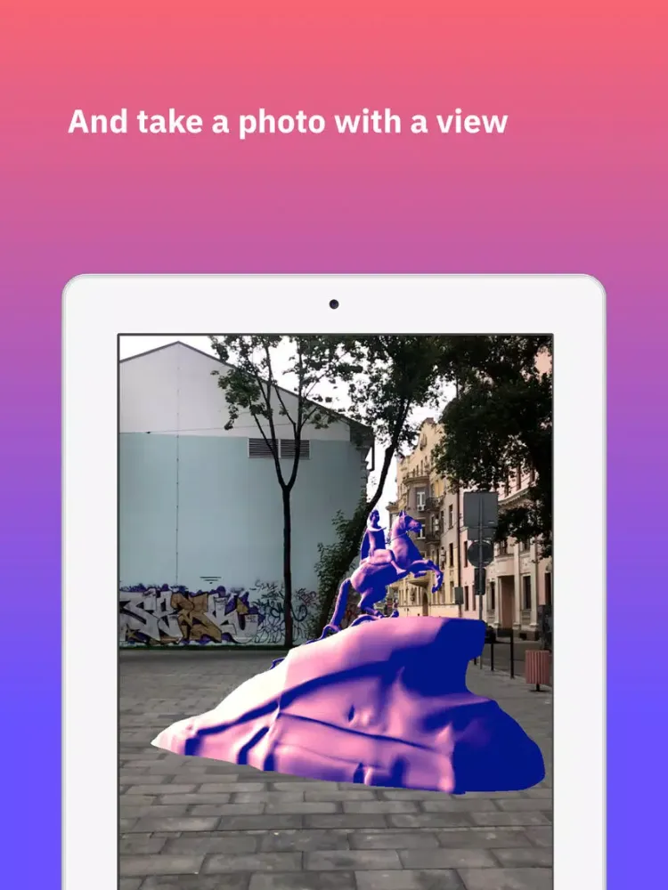 Zrzuty ekranu AReal iPad 