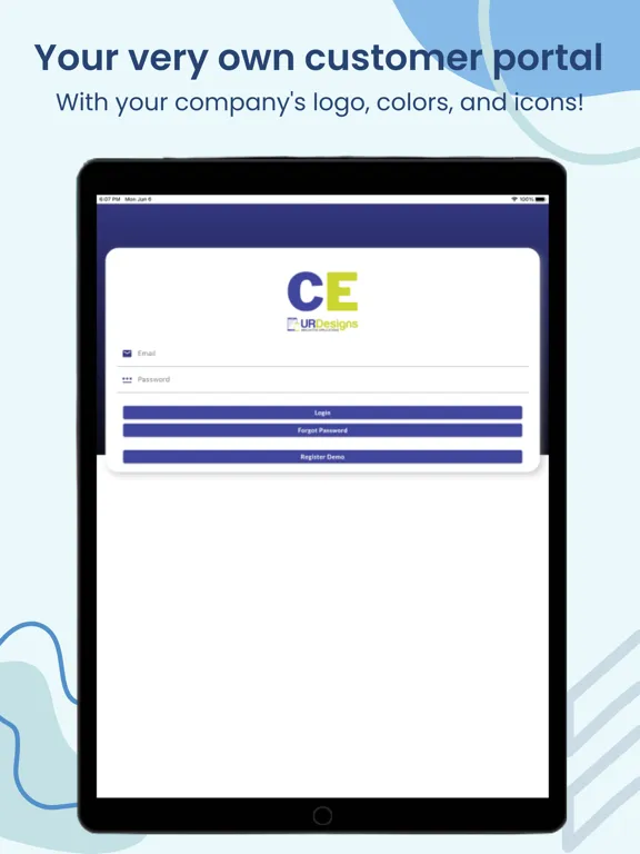 UR-Customer Engagement App iPad  Ekran Görüntüleri