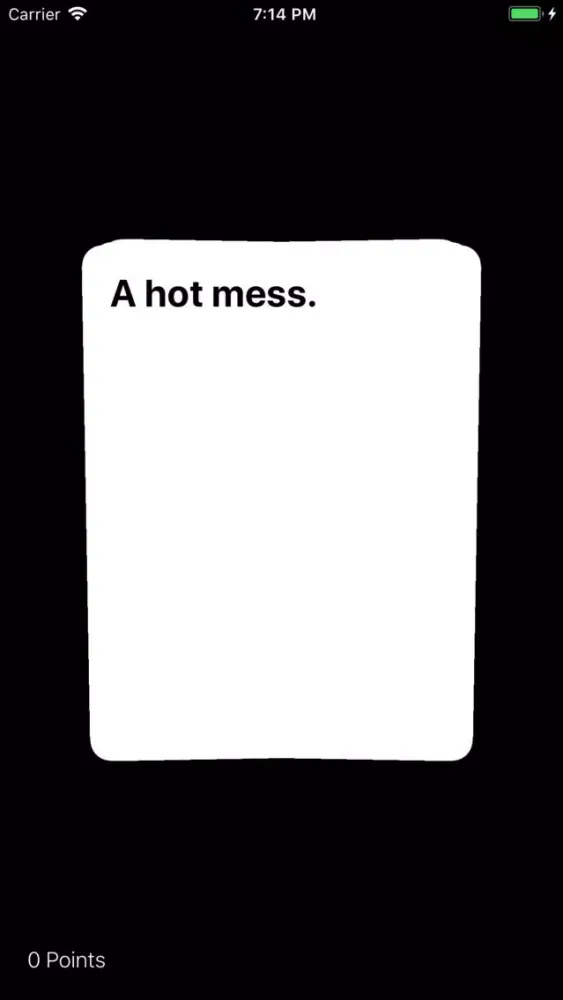 Captures d'écran de Awful Cards Black Edition