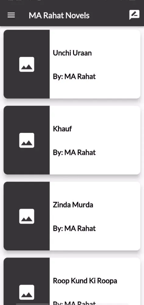 MA Rahat All Novels应用截图