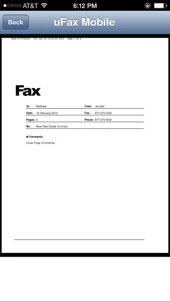 Скриншоты uFax Cloud Fax
