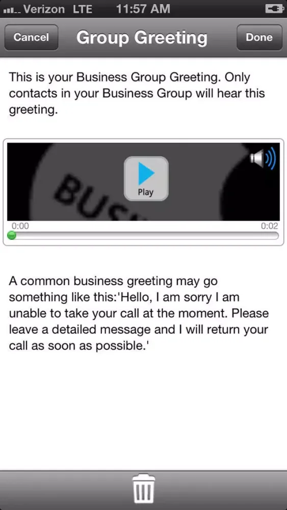 Capturas de pantalla de VisionMail Visual Voicemail