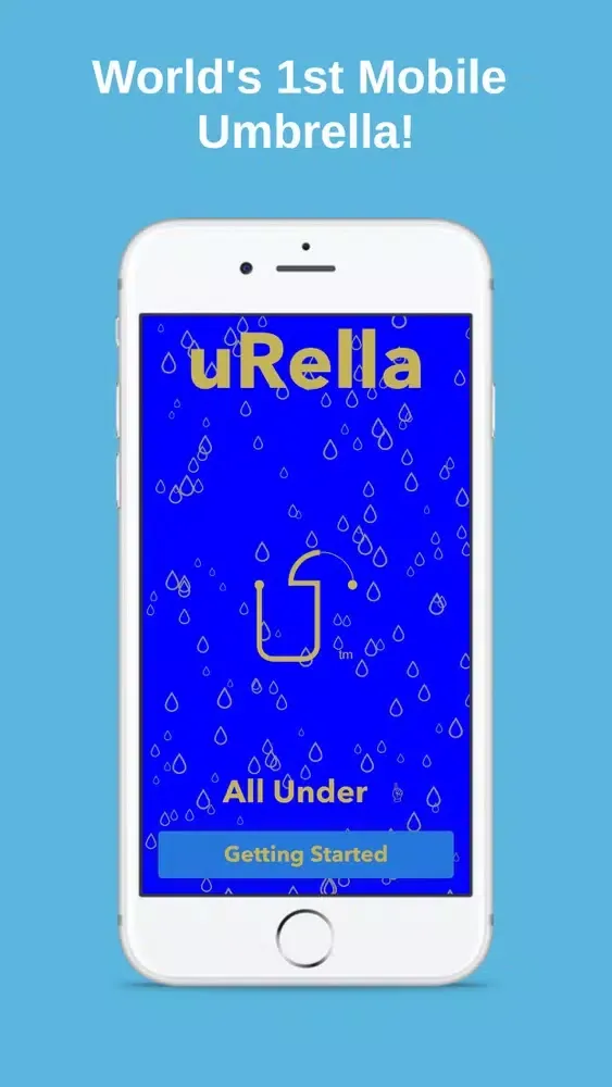 Zrzuty ekranu uRella: Umbrellas On-Demand