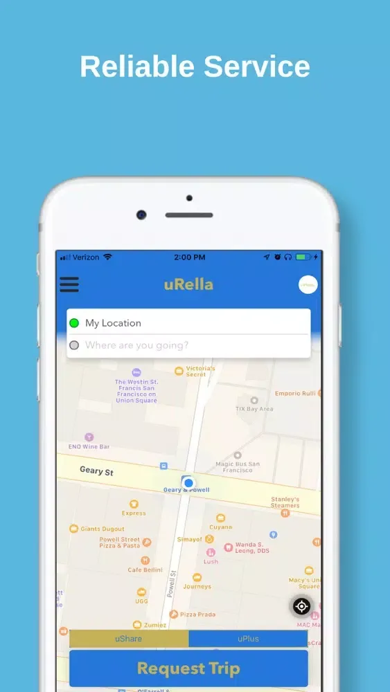 Zrzuty ekranu uRella: Umbrellas On-Demand