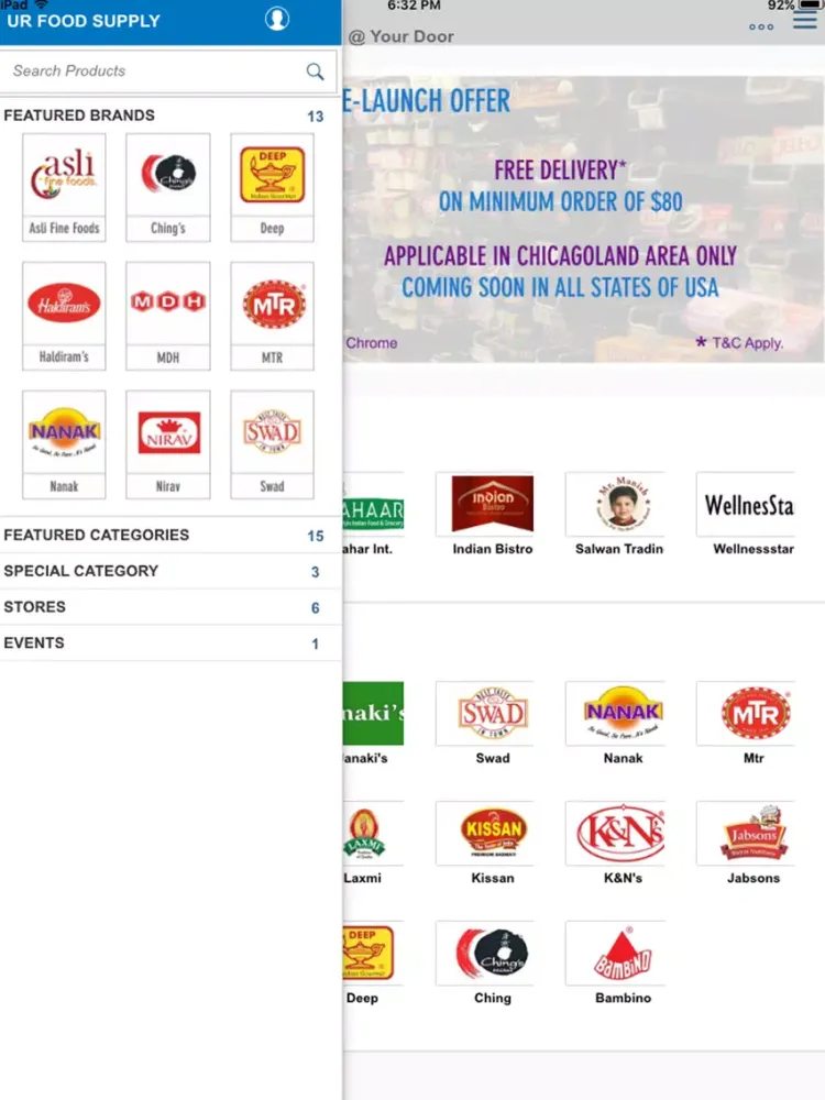 ภาพหน้าจอของ UFS Mart iPad 