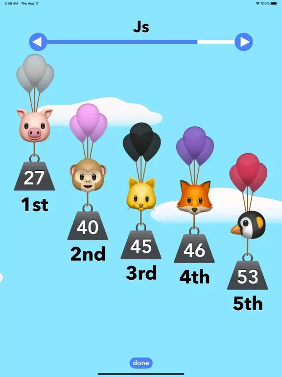 Captures d'écran de Party Animals Scoresheets iPad 