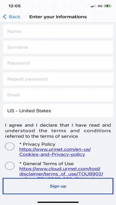ภาพหน้าจอของ Urmet CallMe