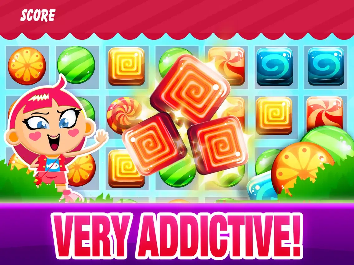 Candy Match Fight - Big Hero Match 3 6 Puzzle Bot iPad  سکرین شاٹس